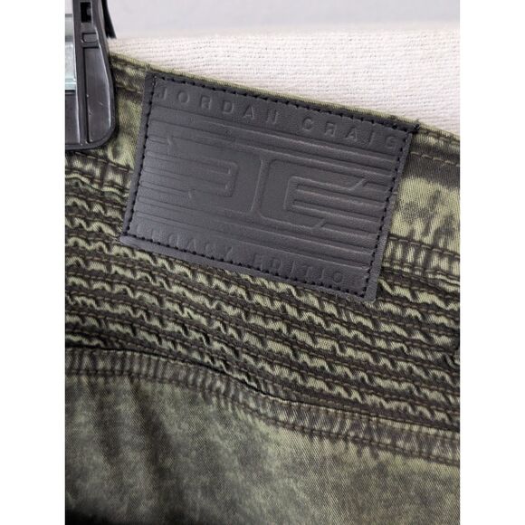 Jordan Craig Aaron Legacy Edition Green Embellished Jeans Men's Size 42x32 - Picture 12 of 15